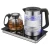 1.8LGlass Electric Tea Kettle 1500W Stainless Steel Heater & Hot Water  with Auto Shut-Off and Boil-Dry Protection
