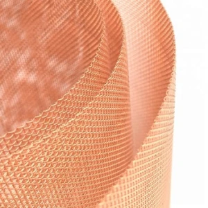 Pure red copper wire mesh 100 200 300 400 mesh for emf shielding mesh