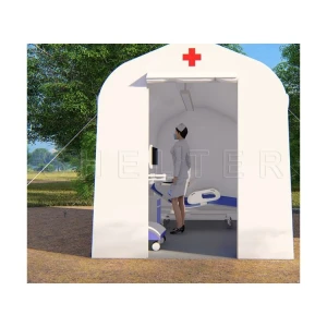 Portable White PVC Pneumatic Rescue Emergency Medical Tent