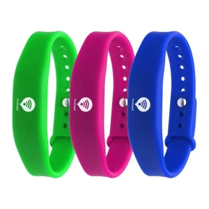 TK4100 Inductive RFID Silicone ID Wristband, Locker Number Bracelet for Sauna, Spa, Gym, Swimming Pool, Water Park & He