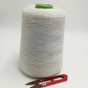 grey Nm35/1 bulky acrylic fiber spun yarn twist with Ne21 20% stainless steel blend 80% solid acrylic fiber for touch screen -XT11450