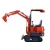 Import 1 ton mini excavator mini crawler excavator manufacturer from China