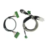 10-Cores Grey Flexible XLPE Cable TB-10P-3.5 Connects Green Cable Harness for Signal Transmission of Reaction Disk