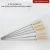 Import 10 Pcs/set Stainless Steel Barbecue Skewers 34cm Wooden Handle BBQ Flat Prods Outdoor Party Sharp Tip Barbecue Tools from China