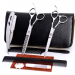 10 piece hair clipper set household hairdressing scissors set hairdresser razor Thinning Scissors Barber Scissors