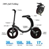 100% folding cheap fat tire mini Q1 electric bicycle