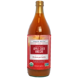 100% Organic Fruit Vinegars MADE WITH VNGR APL CDR RAW UNFL ORG 33.800 FO At Hot Bulk Price