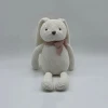 100% organic no dyeing baby bunny toy organic cotton non-toxi safty baby lovely toy