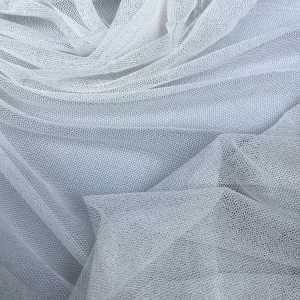 100% silk tulle   mesh fabric for wedding dress Knitted  Silk netting  in 100% mulberry silk