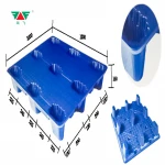 1000*1200MM HDPE Material Reinforced Plastic Pallet for Warehouse Goods Storage Using