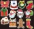 101pcs Stickers Pack Christmas Designs Vinyl Decals DIY Decorations or Gifts for Laptop Skateboard Car Luggage Motorcycle