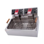 12L commercial Potato chips electric fryer Professional kitchen machine deep fryer freidora de papas electric fryer