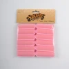 12PC Pink Hair Rollers Soft Foam Sponge Hair Curler Set