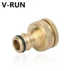1/2&quot; and 3/4&quot; Brass female bsp garden quick water  inlet hose tap connectors / fitting / adaptor for water  D0025