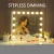 Import 14 17 Bulbs Frameless LED Vanity Hollywood Makeup Mirror With LCD Touch Screen BT wireless Speaker from China