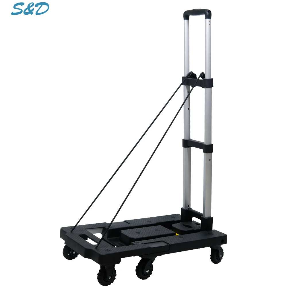 150KG capacity Multifunctional Foldable Foldable hand cart Folding trolley Hand Luggage Cart