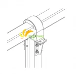 150kw Solar Linked Flat Single Tracker Structure