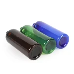 16oz 500ml Empty Clear White Green Blue Amber Plastic PET Bottle with Disc Cap