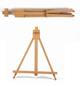 18 to 31-1/2 inch High Adjustable Medium Portable Wood Travel A-Frame Easel
