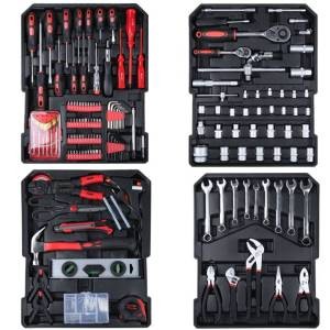 186 Pcs Auto Repair Socket Wrench Tools Hand Tool Set