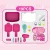 Import 19 Pcs Plastic Mini Dressing Table Hanging Box Preschool Beauty Makeup Play Set from China