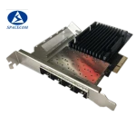 1GbE Intel I350 chipset lan card 4-Port Optical NIC Network Card