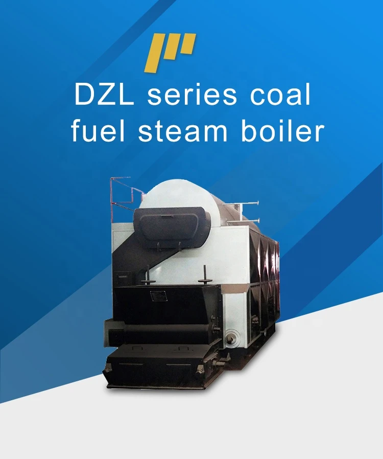 2 ton per hour coal or wood fired horizontal type steam boiler
