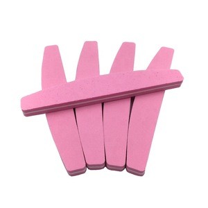 2-way Private Customized Logo Manicure Half-moon Pink 100 180 Nail File