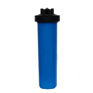 20" Plastic Slim Blue Purifier Pp Drinking Water Filter Cartridge Housing Filter Housing
