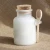 Import 200ml frosted ABS plastic bottle bath salt jar with spoon and wooden stopper from China