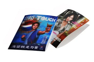 2015 new products school plastic book cover decorative 3d file folders