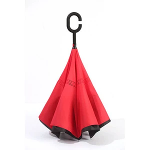 2016 New design inside out magicbrella c handle inverted umbrella