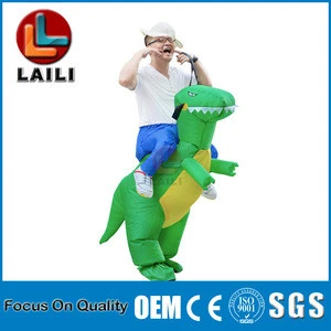 2018 Funny Inflatable Dinosaur Costume Inflatable Mascot Costume Walking Dinosaur Dress