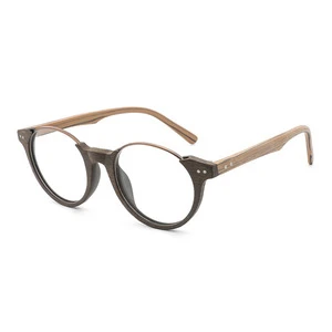 2018 new wooden acetate OK eyewear men optical glasses frame