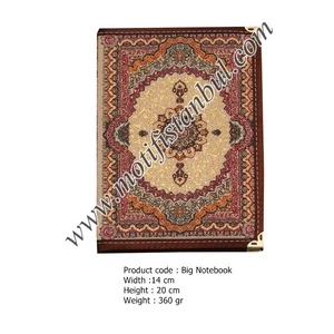2019 high quality wholesale carpet notebook wallet carpet elegance floral suzani woven design bohemian book motif istanbul