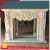 Import 2019 new design interior decoration white marble fireplace for sale from China