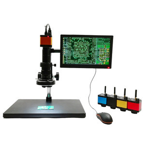 2019 New Digital Video Microscope 2M/4M/14M/16M HD MI/USB/WIFI Industrial Camera Video Camera Microscope
