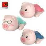 2020 Best Sellers ECO Friendly Wind UP Bath Toy Funny Water Bath Toy Pig Toddler Bath Toy