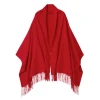 2020 Fashion Solid Pure Colors Winter Tassel Customized 31 Colors Cashmere Wool Scarfs Shawls For Women