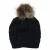 Import 2020 Hot Sale Women Removable Pompom Ball Knitted Hat Warm Winter Striped Beanie Hat from China