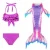 Import 2020 new foreign trade three-piece mermaid swimsuit children swimwear bikini European and American hot spring swimsuit swimwear from China