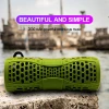 2020 new gadget home theatre system stereo sound waterproof IP66 green silicone bt wireless bluetooth subwoofer for mobilephone