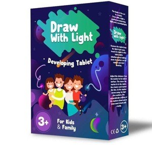 2020 New Product Children Education Toy Noctilucent Pen Writing Paint Set Toy A4 Night magic light drawing board for kids