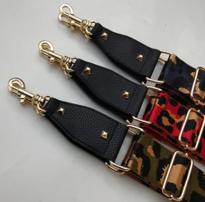 2020 New Trending 5CM Leopard Striped  Removable and  Adjustable Bag Strap High Quality and Top Fashion Shoulder Strap for Bags