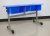 Import 2020 popular sell china made kindergarten primary school double seats plastic student desk from China