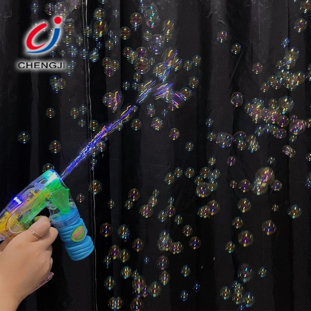 2020 Soap Bubble Machine, Electric Bubble Gun For Kids With Music And Light Wanna Bubble