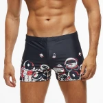 2020 stylish OEM MEN swimming boxer swimming trunks