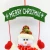 Import 2021 New wooden plate Christmas ornaments snowman ornaments Christmas tree ornaments New interior Christmas from China