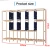 Import 2021 portable Oxford fabric detachable wooden wood wardrobe closet cabinet clothes shoes box using wardrobes from China
