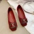 Import 2021 YS drill widened plus size flat shoes flat shoes women Womens Flats from China
